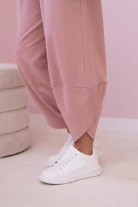 Cotton sweatshirt and pants 6171G / – Pink || Dark цвет / color | Lexline Fashion