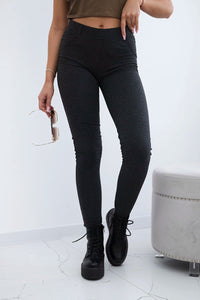 Cotton trousers with back pockets 488 / – Graphite цвет / color | Lexline Fashion