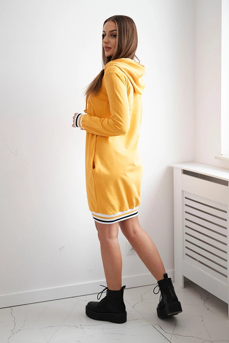 Dress Brooklyn 62095 / – Mustard цвет / color | Lexline Fashion