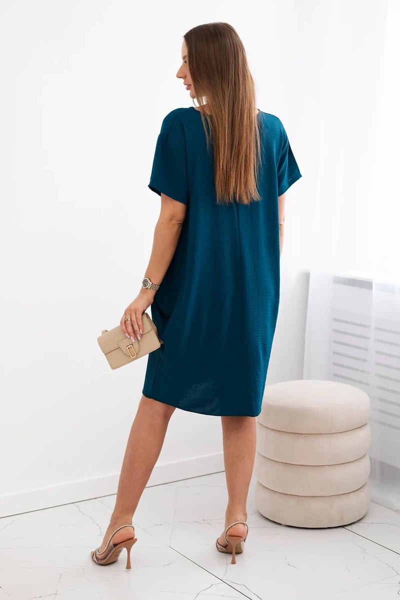 Dress with pockets and pendant IT - 34 / – Marine цвет / color | Lexline Fashion