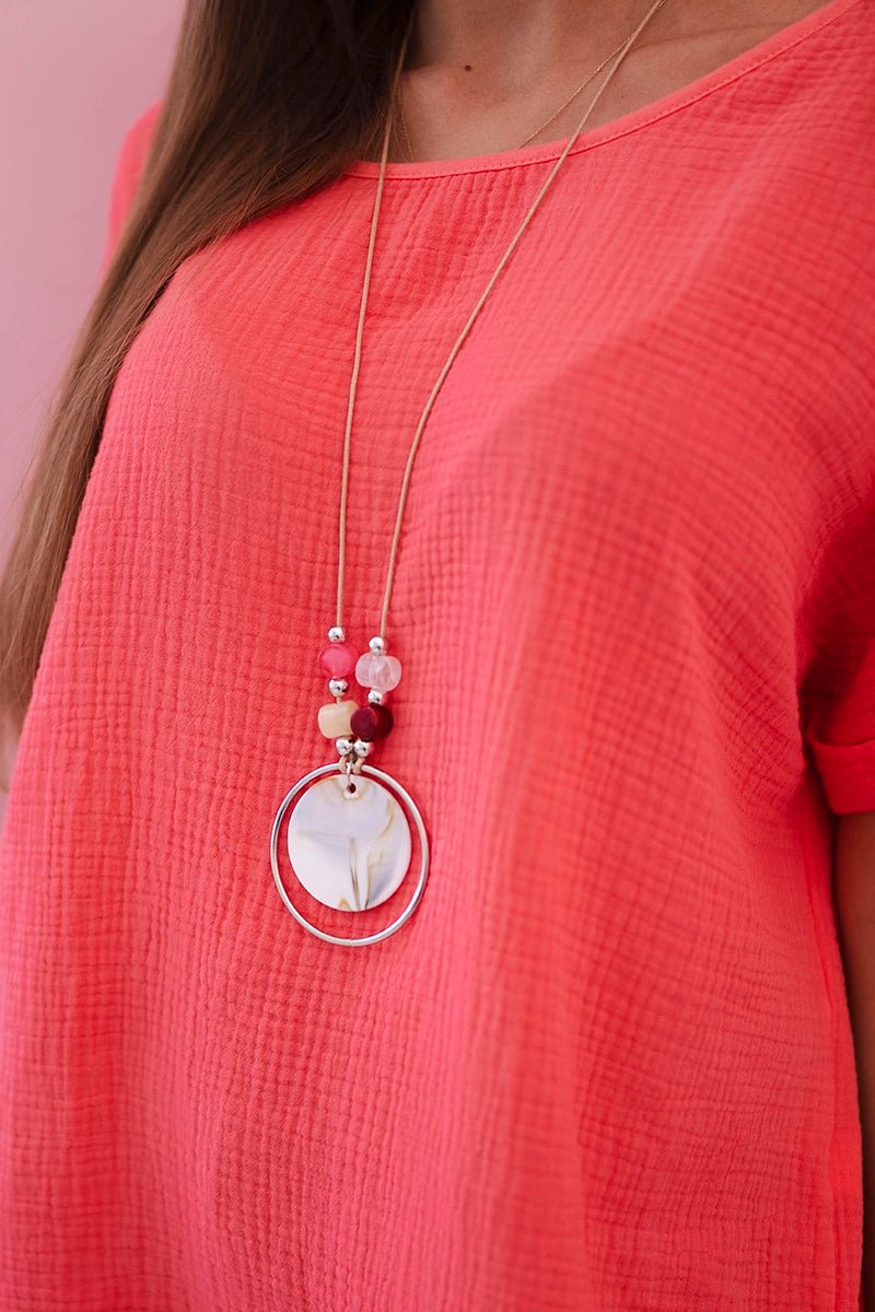 Muslin blouse with necklace IT - 68 / – Fango цвет / color | Lexline Fashion