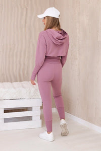 Set blouse + pants 9323 / – Pink || Dark цвет / color | Lexline Fashion