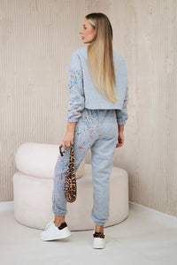 Set of Sweatshirt and Pants 9330 / – Gray цвет / color | Lexline Fashion