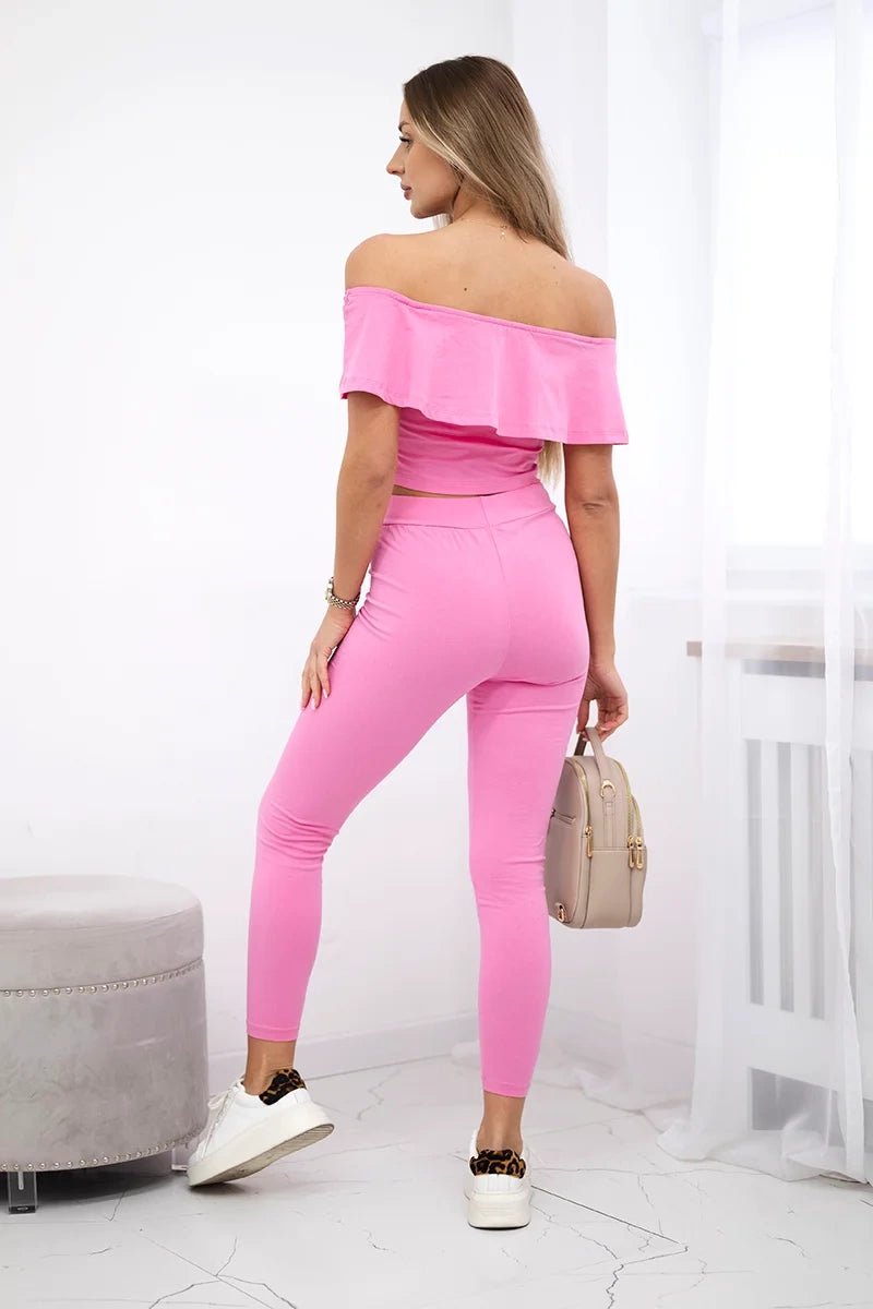 Set with a frill 8885 / – Light || Pink цвет / color | Lexline Fashion