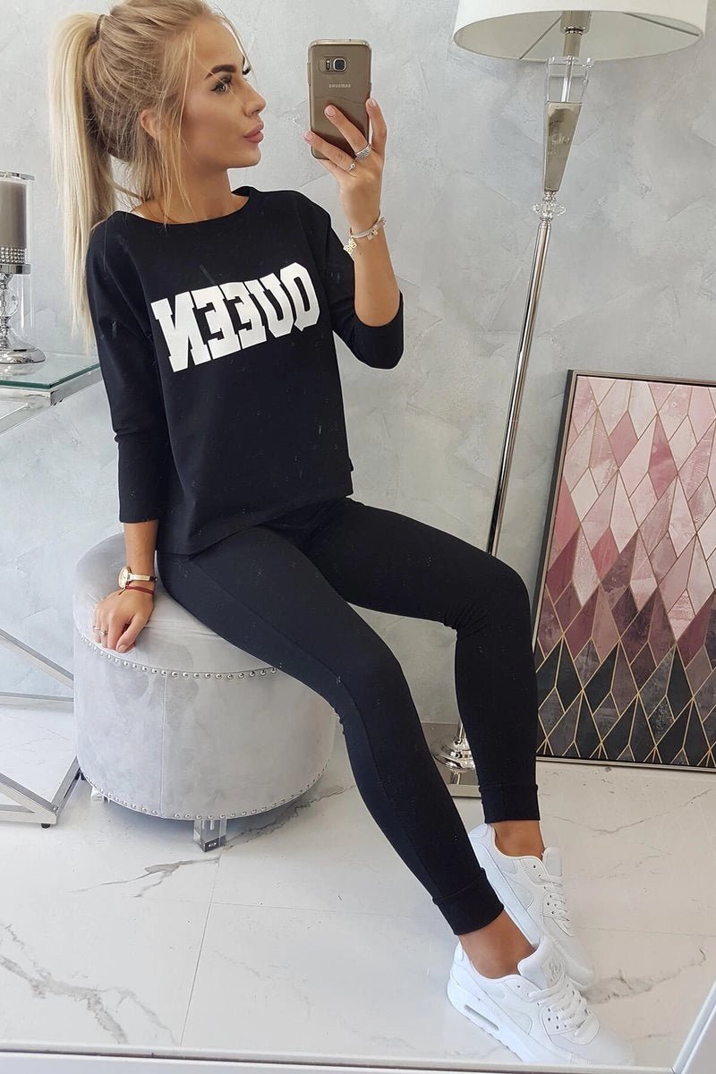 Set with print 66977 / – Black цвет / color | Lexline Fashion