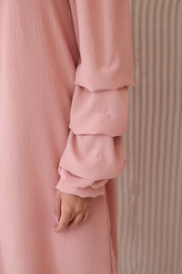 Spanish dress with decorative sleeves IT - 19 / – Dark powder цвет / color | Lexline Fashion