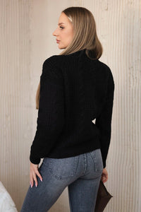 Sweater 24 - 7 / – Black цвет / color | Lexline Fashion