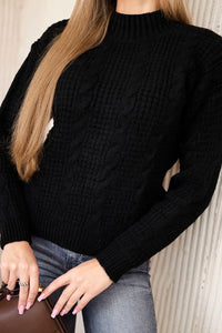 Sweater 24 - 7 / – Black цвет / color | Lexline Fashion