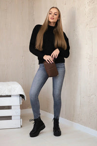 Sweater 24 - 7 / – Black цвет / color | Lexline Fashion