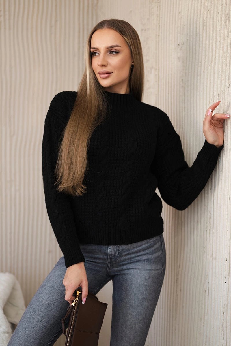 Sweater 24 - 7 / – Black цвет / color | Lexline Fashion