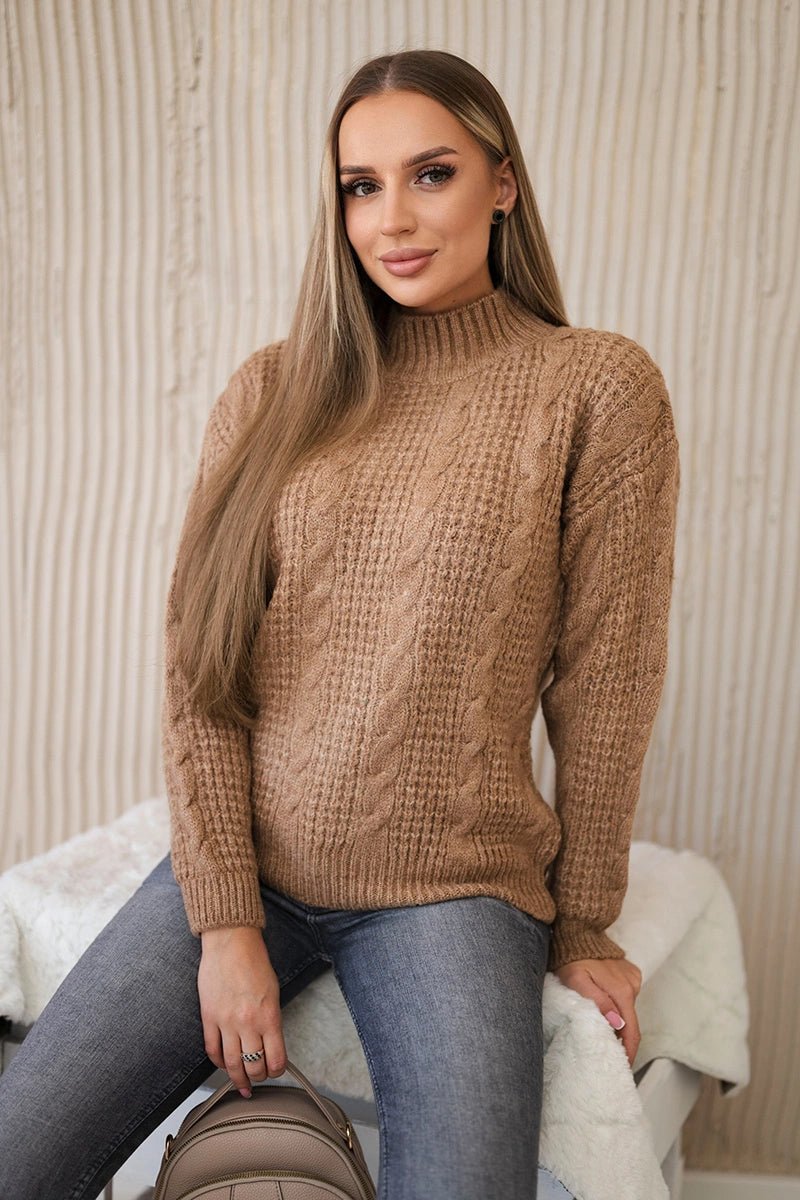 Sweater 24 - 7 / – Camel цвет / color | Lexline Fashion