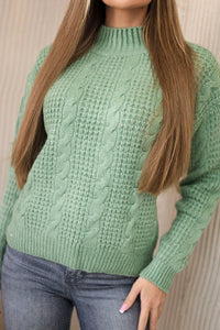 Sweater 24 - 7 / – Dark || Mint цвет / color | Lexline Fashion
