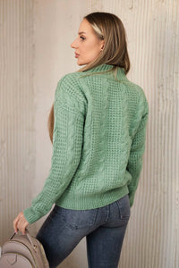 Sweater 24 - 7 / – Dark || Mint цвет / color | Lexline Fashion