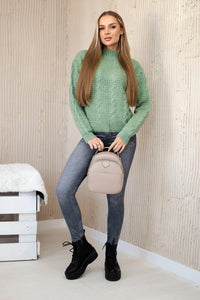 Sweater 24 - 7 / – Dark || Mint цвет / color | Lexline Fashion