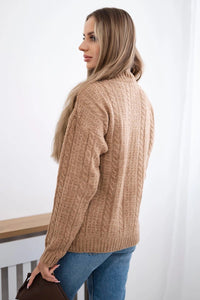 Sweater with turtleneck 24 - 9 / – Black цвет / color | Lexline Fashion