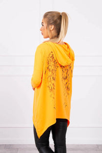 Sweatshirt with a print 9140 / – Green || Neon цвет / color | Lexline Fashion