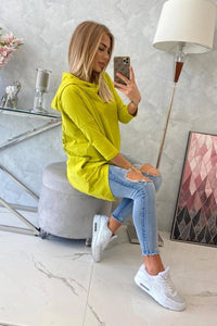 Sweatshirt with a print 9140 / – Kiwi цвет / color | Lexline Fashion