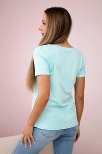 T-shirt Free Flight 5404 / – Mint цвет / color | Lexline Fashion