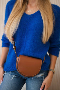 V - neck sweater IT - 51 / – Blue cornflower цвет / color | Lexline Fashion