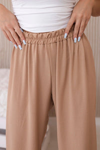 Wide - leg trousers IT - 41 / – Camel цвет / color | Lexline Fashion