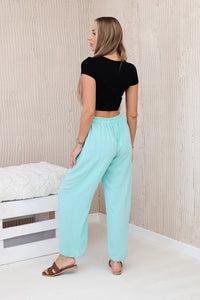 Wide - leg trousers IT - 41 / – Mint цвет / color | Lexline Fashion