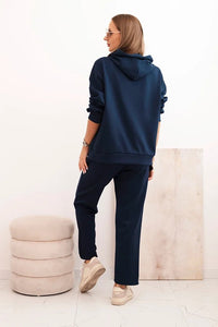 Women's set hoodie with pants and belt 7619 / – Brown цвет / color | Lexline Fashion