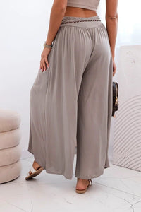 Women's wide - leg viscose trousers 81733 / – Fango цвет / color | Lexline Fashion