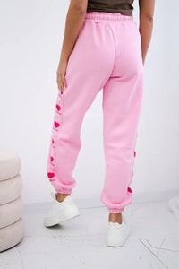 Amour cotton trousers 9579 / – Pink цвет / color | Lexline Fashion