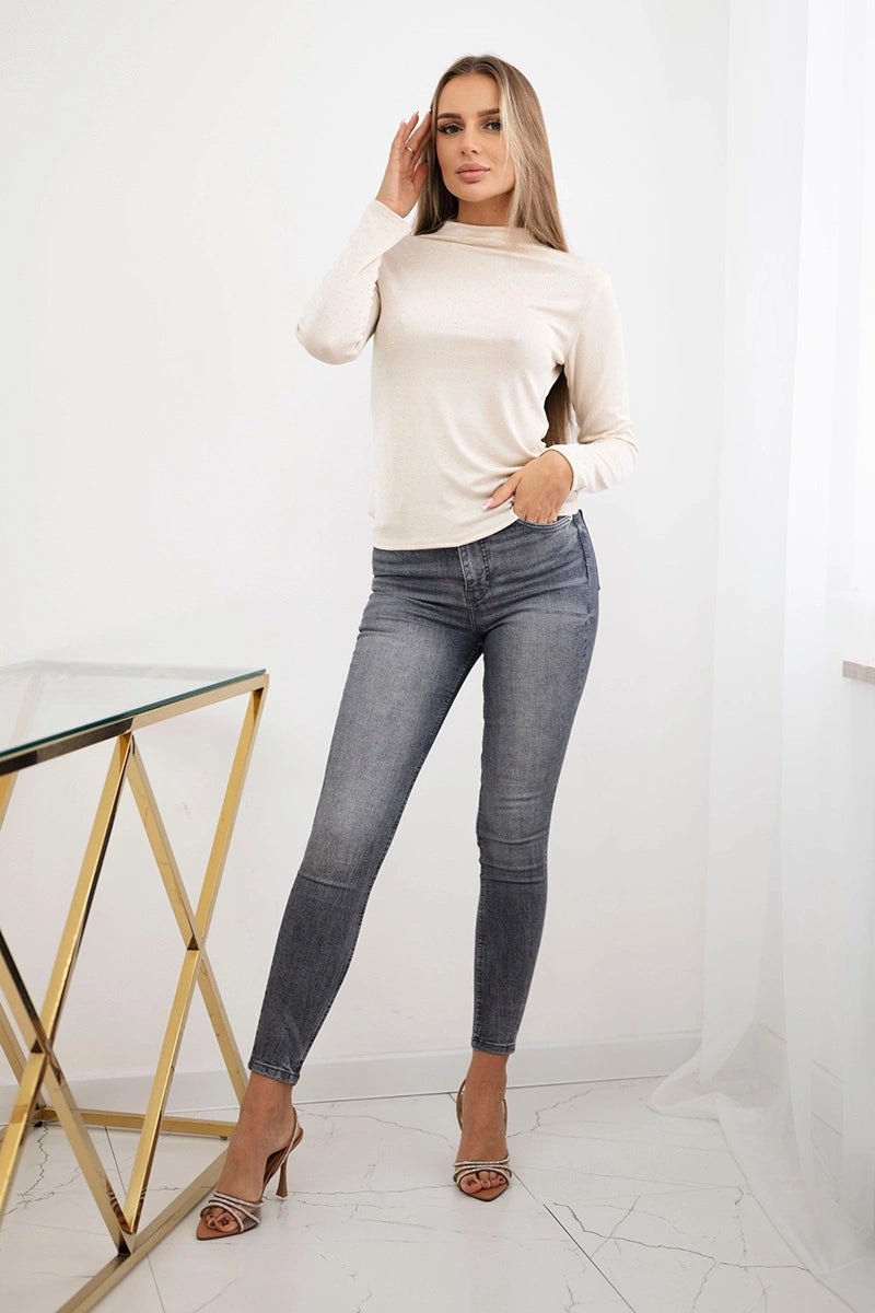 Blouse ART15368 / – Beige цвет / color | Lexline Fashion