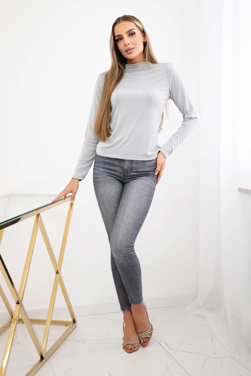 Blouse ART15368 / – Gray цвет / color | Lexline Fashion