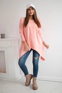 Blouse oversize 8875 / – Apricot цвет / color | Lexline Fashion