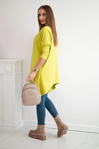Blouse oversize 8875 / – Kiwi цвет / color | Lexline Fashion