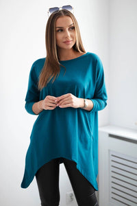 Blouse oversize 8875 / – Marine цвет / color | Lexline Fashion