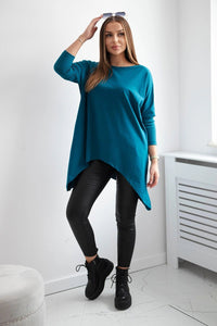 Blouse oversize 8875 / – Marine цвет / color | Lexline Fashion