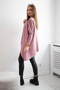 Blouse oversize 8875 / – Pink || Dark цвет / color | Lexline Fashion