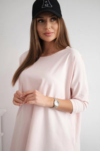 Blouse oversize 8875 / – Powder цвет / color | Lexline Fashion