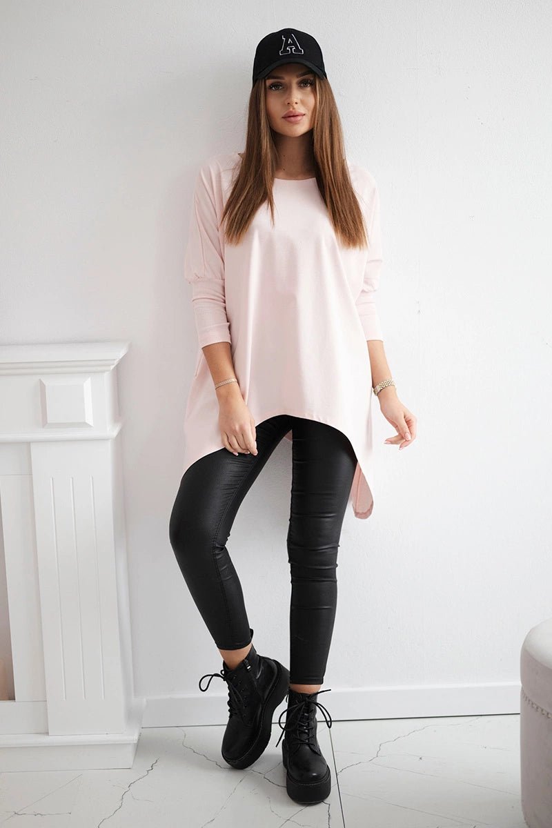 Blouse oversize 8875 / – Powder цвет / color | Lexline Fashion