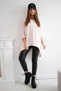 Blouse oversize 8875 / – Powder цвет / color | Lexline Fashion