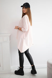 Blouse oversize 8875 / – Powder цвет / color | Lexline Fashion