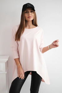 Blouse oversize 8875 / – Powder цвет / color | Lexline Fashion