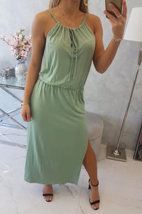Boho dress 8893 / – Dark || Mint цвет / color | Lexline Fashion