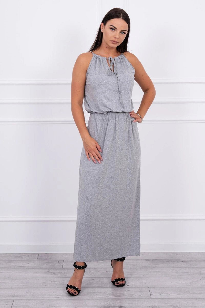 Boho dress 8893 / – Gray цвет / color | Lexline Fashion