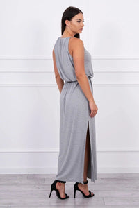 Boho dress 8893 / – Gray цвет / color | Lexline Fashion