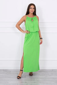 Boho dress 8893 / – Green цвет / color | Lexline Fashion
