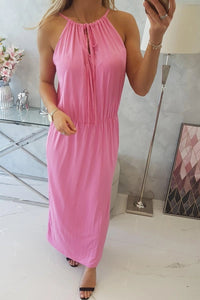 Boho dress 8893 / – Light || Pink цвет / color | Lexline Fashion