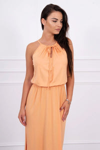 Boho dress 8893 / – Peachy цвет / color | Lexline Fashion