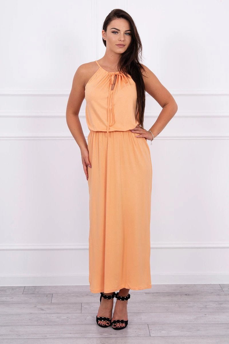 Boho dress 8893 / – Peachy цвет / color | Lexline Fashion