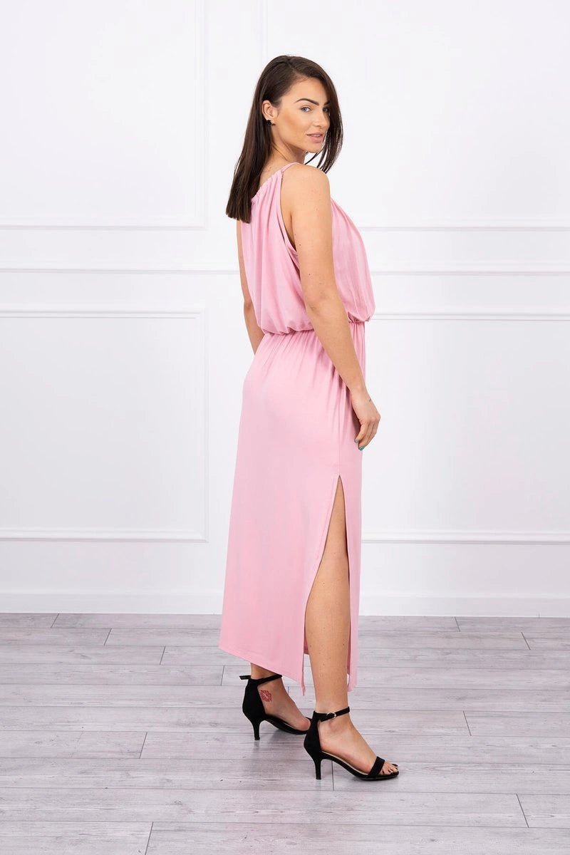 Boho dress 8893 / – Powder цвет / color | Lexline Fashion