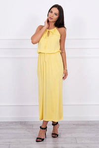 Boho dress 8893 / – Yellow цвет / color | Lexline Fashion