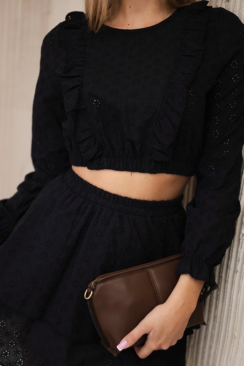 Boho dress 9254 / – Black цвет / color | Lexline Fashion